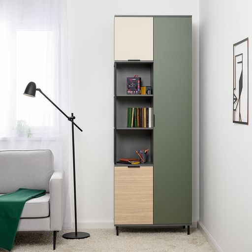 Шкаф - стеллаж «Марвэл 13.22», зеленый